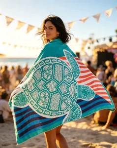 Low Price Customized Beach Towels Suede Quick Drying Fabric Beach Towels Outdoor Camping Towels