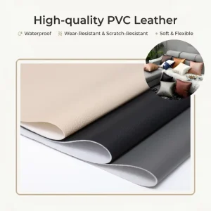 Low Price Furniture Pvc Leather High Tensile Strength Pillow Chair Use