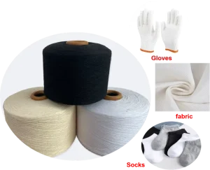 Low Price Open End TC Polyester Cotton Yarn Strech Recycled Cotton Knitting Yarns for Sale Socks From China Manufacturer