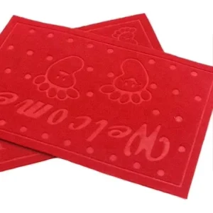 Low Profile Non Slip Indoor Entrance Doormat Washable and Cushioned Welcome Rug with Entry Door Mat