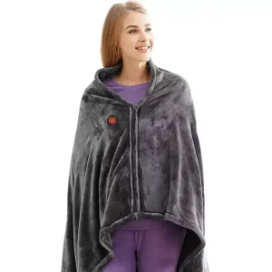 Low energy Consumption Heating Shawl Super Soft Double sided Flannel 150 * 80 cm Flannel USB Heating Warm Blanket Heating Shawl