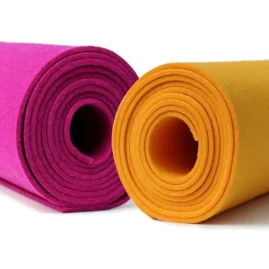 Lowest Price High Quality Felt Fabric Roll Pieces Industrial Felt Polyester Non Woven Colorful Felt