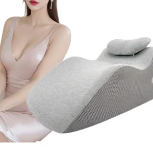Lumbar Support Cushion Ergonomic Memory Foam Bed Reading Pillow Large Backrest Back Support Pillow Adjustable Headrest Sit up