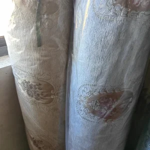 Luxurious Design Flower Warm Hotel Noise Reduction Woven 100% Polyester Breathable Jacquard Curtain Fabric Heavyweight 358gsm
