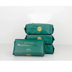 Luxurious Pure Cotton Disposable Cotton Tissue Dry & Wet Use Face Tissue for Women