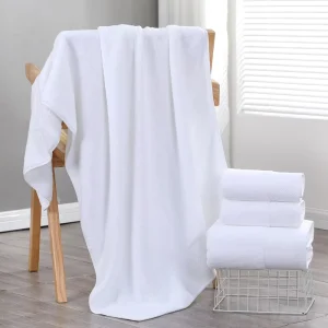 Luxury 100% Cotton Bath Sheets and Hand Towels Soft and Absorbent 3 Piece Bathroom Towel Set with Solid Color Washcloths