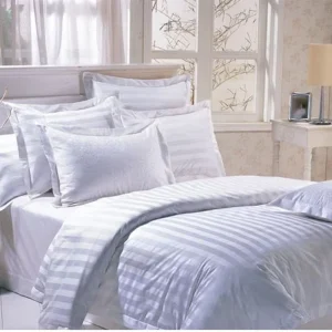 Luxury 100% Cotton Satin Woven Plain Solids Duvet Cover Set for Home Textile Hotel Bedding 60s Yarn Count Tear Resistant Soft
