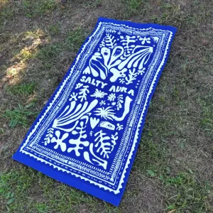 Luxury 100% Cotton Velour Custom Design Big Logo Woven Jacquard Hypoallergenic Eco Friendly All Season Beach Towel