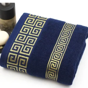 Luxury 100% Egyptian Cotton Bath Towel 70-140cm Soft Absorbent Woven Technics Large Household Towel for Gift