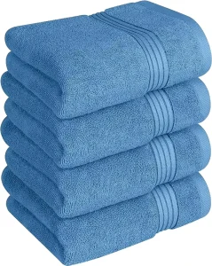 Luxury 100% Genuine Turkish Cotton Woven Quick-Dry Red Hotel Spa Bath Towel Set 27″ X 54″ High Quality Square Design