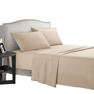 Luxury 100% Polyester Hotel Bedding 1800 Thread Count King Size Sheet Sets Woven Technique