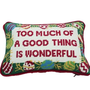 Luxury 100% Polyester Needlepoint Pillow Personalized Embroidery Design for Home Hotel Office Decor Modern Throw Cushion Cover