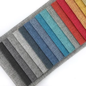 Luxury 100% Polyester Sofa Fabric High Quality PE Coated Tear Resistant Shrink Resistant Woven Breathable Plain Sofa