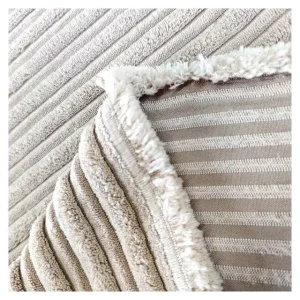 Luxury 100% Polyester Soft Waterproof Woven Corduroy Sofa Fabric for Home Textile Furniture