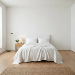 Luxury 300TC Cooling Bamboo Solid Pattern Woven Hypoallergenic Duvet Cover Sets TWIN Eco-Friendly Customizable Home Hotel Use