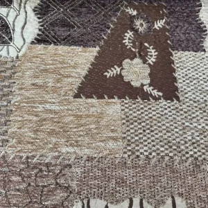 Luxury 3D Bubble Effect Anti scratch for Pets Heavyweight Soft Touch Modern Sofa Upholstery Woven Chenille Fabric