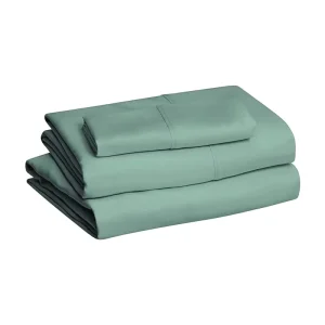 Luxury 4-Piece Bed Sheet and Pillowcase Set Silky Soft Twin Full Queen King Size Sheets Bedding