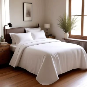 Luxury 4 Piece Microfiber Bed Sheet Set 1800TC Soft Deep Pocket Fitted Sheet with Flat Sheet & 2 Pillowcases for Hotel Home