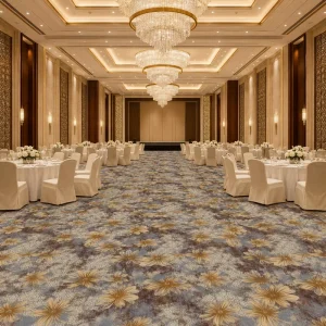 Luxury 5 Star Hotel Customized Thick Carpet Eco Friendly Commercial Use Wall to Wall Axminster Carpet for Guest Room Area Lobby