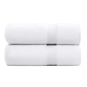 Luxury 5 Star Hotel White 100% Cotton Bath Face Hand Dobby Towels Set for Hotel Spa With Customized Logo