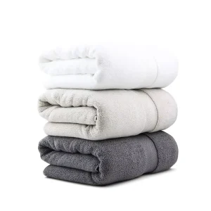 Luxury 500g Soft Cotton Bath Towel Quick Dry Hotel Quality Durable 2 Piece Pack for Spa Certified GOTS Direct From China Factory