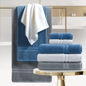 Luxury 80×150 Rectangle Solid Color Bath Sheets 100% Cotton Hypoallergenic Towels for Home