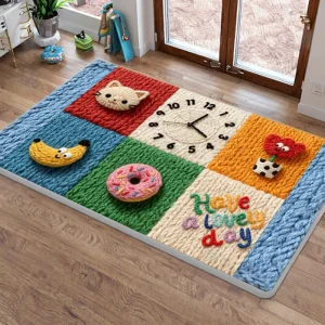 Luxury Animal Print Pattern Non Slip Entrance Door Mat Durable Washable Rubber Rug for Home Decor and Hotel Use Indoor Outdoor