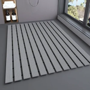 Luxury Anti Slip TPE Bath Mat Modern Design Bathroom Foot Mat