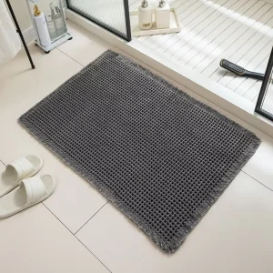 Luxury Bath Mat High GSM Thick Absorbent Bathroom Floor Rug