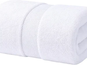 Luxury Bath Sheets Towels 1 Pack 600 GSM 35X70 Inches 100% Ring Spun Cotton Solid Pattern