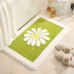 Luxury Bathroom Rugs Mats Customized Color Non Slip Modern Design Shower Bath Mats Large Size Machine Made PET Friendly
