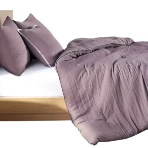 Luxury Bed Set Bedding Soft Like Prewashed Microfibre Solid Comforter Sets 4 Pcs