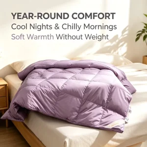 Luxury Bedroom Set RDS Certified DUCK Down Comforter Ultra Soft Polyester Washable Summer Hotel Duvet Insert