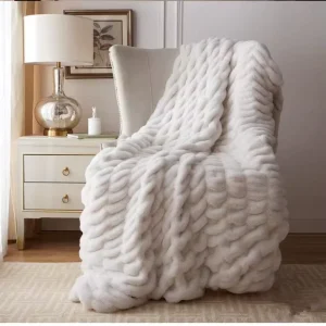 Luxury Blanket king Size Faux Fur Big Throw Blanket