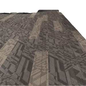 Luxury Blended Nylon OEM Commercial Home Office Tufted Loop Pile Cushioned Carpet Tiles 50x50cm