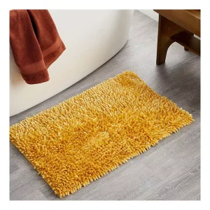 Luxury Bright Chenille Bath Mat Non Slip Floor Mat Baby Bath Mat for Kids Ultra Soft Washable Bathroom Dry Fast Water