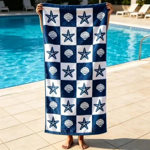 Luxury Child Beach Towel 100% Cotton Hotel Bath Towel Double Sided Jacquard Eco Friendly Water Absorbent Quick Dry