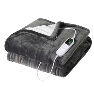 Luxury Comfortable Heated Robes Electric Quilted Flannel Blanket Washable and Weighted Flannel Blankets