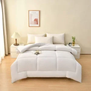 Luxury Comforter Accept Custom Twin King Queen White Hotel Comforter