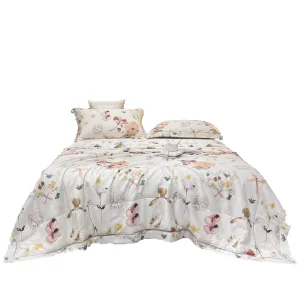 Luxury Comforter Set 300tc 100% Lyocell Customizable Quilt Skin Friendly Bedding Set