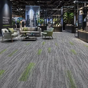 Luxury Commercial PP Modular Interlocking Puzzle Pattern Carpet Tiles for Hotel Office