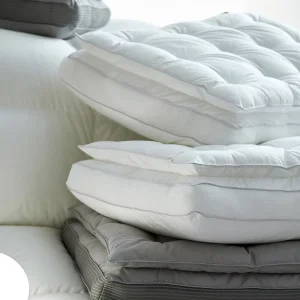 Luxury Composite Pillows Custom Hotel Bed Neck Pillow Queen Size Down Alternative Polyester Fiber White Pillow