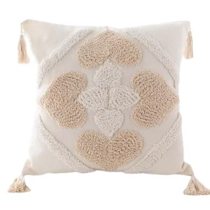 Luxury Cotton Cushion Covers Geometric Pattern Tufted Throw Pillows Home Hotel Office Decor Square Shape
