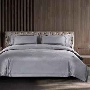 Luxury Cotton Embroidered Eco-Friendly Organic Wedding Bedding Set OEM ODM All-Season King Size Flat Bed Sheet