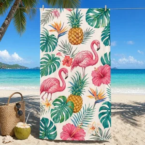 Luxury Cotton Terry Beach Towel Set Custom Logo Printed High GSM Absorbent Oversized for Resort Hotel Spa