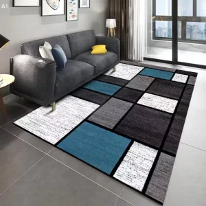Luxury Crystal Velvet Living Room Carpet Soft Fluffy Area Rug Non Slip Washable Floor Mat for Home Bedroom Sofa