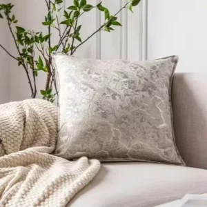 Luxury Cushion Covers Metallic Jacquard Home Decorative Pillows for Sofa Backrest