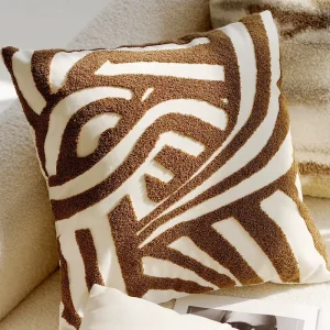 Luxury Cushions for Home Decor Cushion Cover Tuft Embroidery Throw Pillow Cover Plush Faux Sherpa Fur Pillows for Couch