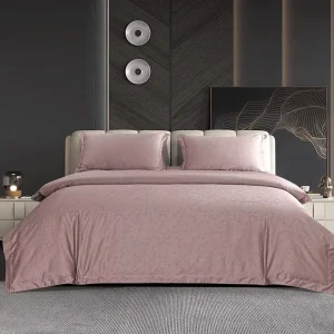 Luxury Custom 4pcs Quilt Comforter Set Jacquard Pattern Soft Skin Friendly Fabric for Hotel and Home Use