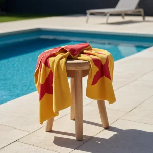 Luxury Custom Multicolour Logo Jacquard Beach Towels Extra Large Size Terry Cotton Velour Bath Towel
